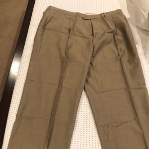 Tan size 40 santorelli luxury serge como 2 1900 dress pants